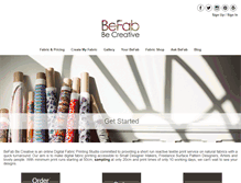 Tablet Screenshot of befabbecreative.co.uk